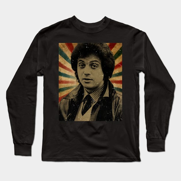 William Martin Joel // Piano Man Vintage Photo Long Sleeve T-Shirt by Janji Joni